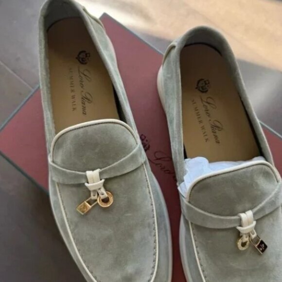 Loro Piana Women’s Summer Walk charm Flats Loafer - Picture 4 of 7